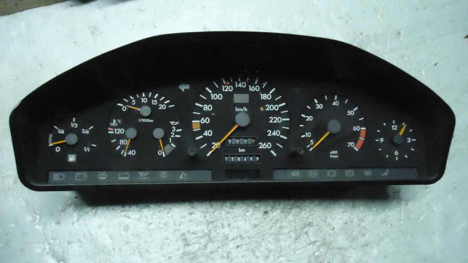 Щиток приборов (приборная панель) - Mercedes S W140 (1991-1999)